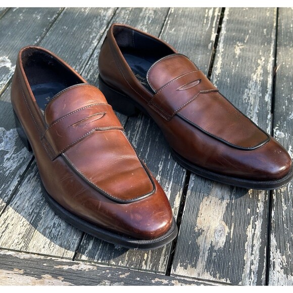 To Boot New York Adam Derrick Men’s Dress Shoes Loafers Size 9.6 Made in Italy - Picture 9 of 11